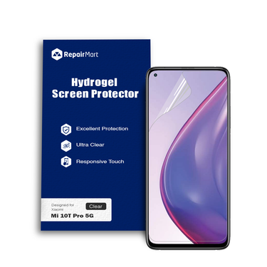 Xiaomi Mi 10T Pro 5G Compatible Premium Hydrogel Screen Protector With Full Coverage Ultra HD